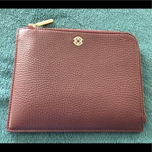Small Elle Clutch by Dagne Dover in Oxblood NWOT